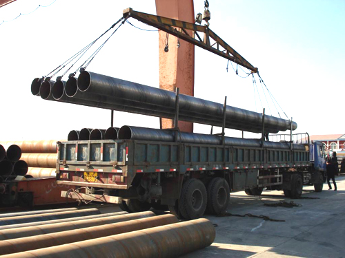 螺旋<a href=http://m.0575ad.com target=_blank class=infotextkey>焊接鋼管</a>裝貨圖